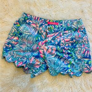 🌈NWOT - Lilly Pulitzer Buttercup Stretch Shorts - Size 0 - In Full Bloom🌈